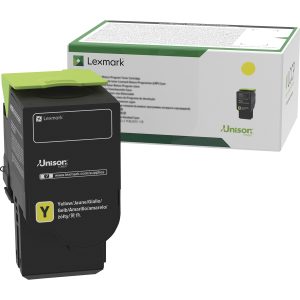 Alternative view of Lexmark Unison Original High Yield Laser Toner Cartridge - Yellow - 1 Each
