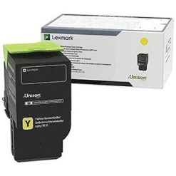 Alternative view of Lexmark Original Extra High Yield Laser Toner Cartridge - Yellow - 1 Each