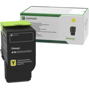 Alternative view of Lexmark Unison Original Standard Yield Laser Toner Cartridge - Yellow - 1 Each