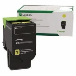 Alternative view of Lexmark Unison Original Extra High Yield Laser Toner Cartridge - Yellow - 1 Each