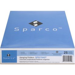 Alternative view of Business Source 1/5 Tab Cut Letter Recycled Hanging Folder - Quantity 25 / Box