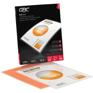 Alternative view of GBC EZUse Thermal Letter-size 3m Laminating Pouch - 100 / Pack