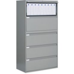 Alternative view of Global 9300 Series Full Pull Lateral File - 5-Drawer