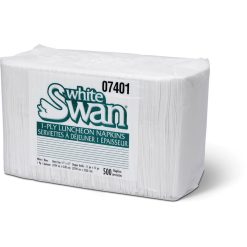 Alternative view of White Swan 1-ply Luncheon Napkins - 500 / Pack
