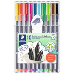 Alternative view of Staedtler Triplus Fineliner 10-piece Porous Point Pens-10 Each