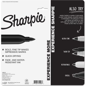 Alternative view of Sharpie Fine Point Permanent Marker - 24 / Pack