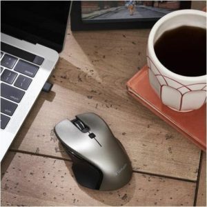 Alternative view of Verbatim USB-C? Wireless Blue LED Mouse - Graphite