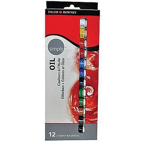 Dixon Daler-Rowney Oil Paint Set - Quantity 12 / Set