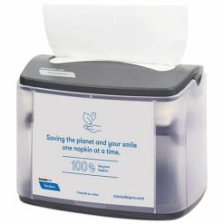 Alternative view of Cascades PRO Tandem Tabletop Napkin Dispensers, Gray