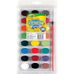 Crayola 24 Colours - Washable Watercolour Paint