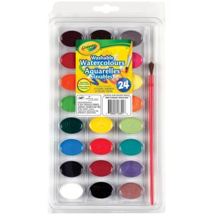 Alternative view of Crayola 24 Colours - Washable Watercolour Paint