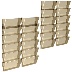 Alternative view of Storex Snap and Stack Wall Pockets Files, Legal - 6 / Pack