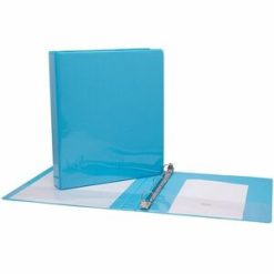 Alternative view of GEO 1" Presentation Binder - Light Blue