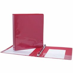 Alternative view of GEO 1" Presentation Binder - Red
