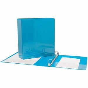 Alternative view of GEO 1.5" Presentation Binder - Light Blue
