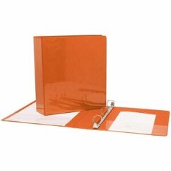 Alternative view of GEO 1.5" Presentation Binder - Orange