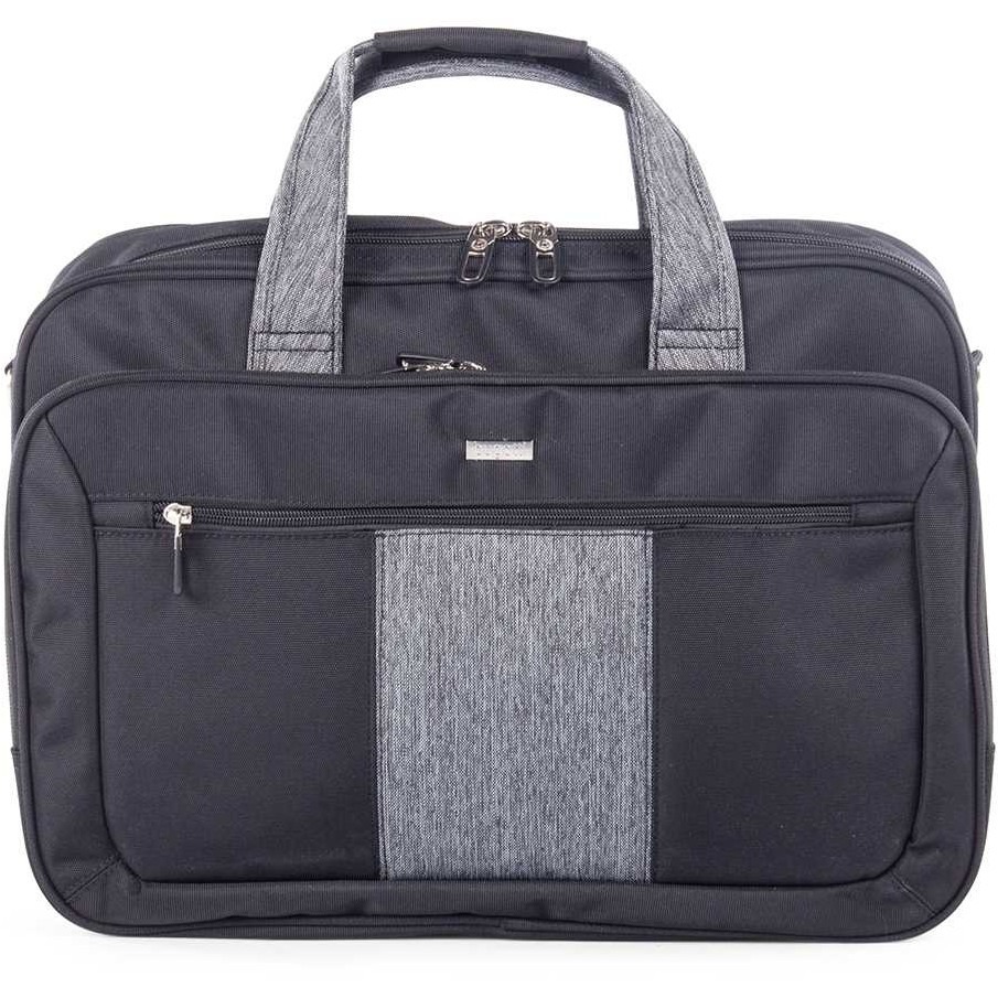 bugatti Carrying Case (Briefcase) for 17.3" - Black, Gray - Image 3