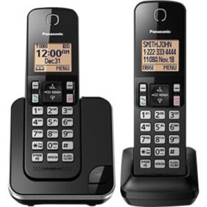 Alternative view of Panasonic KX-TGC382 DECT 6.0 1.93 GHz Cordless Phone - Black