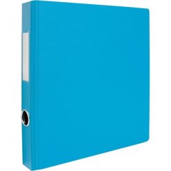Alternative view of GEO 1.5" Textured Heavy-duty Binder, Light Blue