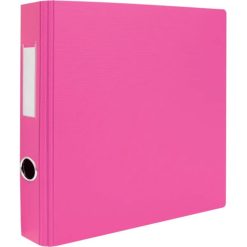 Alternative view of GEO 1.5" Textured Heavy-duty Binder, Pink