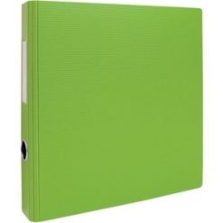 Alternative view of GEO 2" Textured Heavy-duty Binder, Green