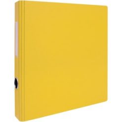 Alternative view of GEO 2" Textured Heavy-duty Binder, Yellow
