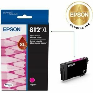 Alternative view of Epson T812 Original High Yield Inkjet Ink Cartridge - Magenta - 1 Each