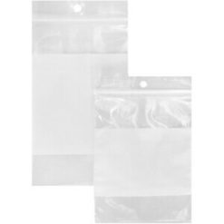 Alternative view of Dorfin Resealable Poly Bag #2 - 12" x 15" - Regular Duty - White Block - 1000 / Box