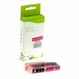 Alternative view of fuzion High Yield Inkjet Ink Cartridge CLI-251XL - Magenta - 1 Each