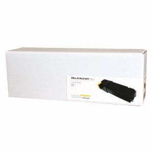 Alternative view of Premium Tone Toner Cartridge 331-0718 - Yellow - 1 Each