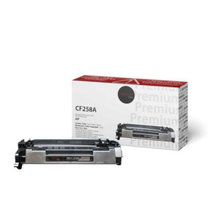 Alternative view of Premium Tone CF258A Toner Cartridge CF258A / 58A - Black - 1 Pack
