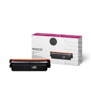 Alternative view of Premium Tone W2023X Toner Cartridge W2023X - Magenta - 1 Pack