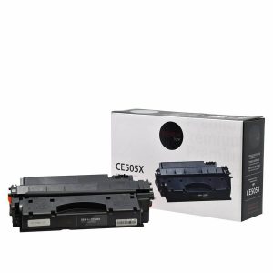 Alternative view of Premium Tone Toner Cartridge CE505X - Black - 1 Each