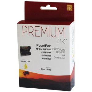 Alternative view of Premium Ink Inkjet Ink Cartridge LC79Y - Yellow - 1 Each