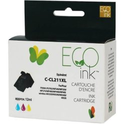 Alternative view of Eco Ink Inkjet - Remanufactured for Canon CL211XL - Color