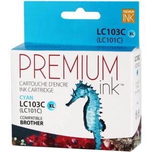 Alternative view of Premium Ink Inkjet Ink Cartridge LC103CS - Cyan - 1 Pack