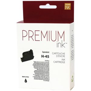 Alternative view of Premium Ink Remanufactured Inkjet Ink Cartridge 51645A - Black - 1 Each