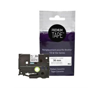 Alternative view of Premium Tape Label Tape - Alternative for Brother TZe-261