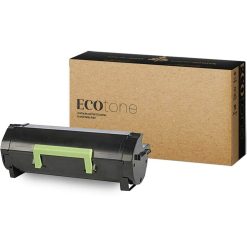 Alternative view of EcoTone Toner Cartridge - Remanufactured for Lexmark 60F1X00, 601X, MX510, MX511 - Black