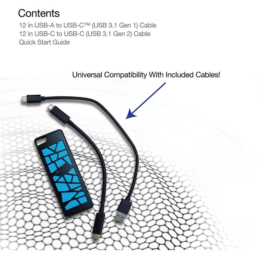 Verbatim 512GB VGX1000 Gaming PCIe NVMe External SSD - Image 11