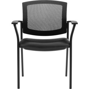 Alternative view of Offices To Go Ibex | Upholstered Seat & Mesh Back Guest Chair