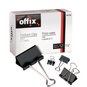 Alternative view of Offix Foldback Clips 9/16" ( cap ?")