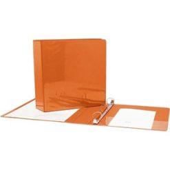 Alternative view of GEO 2" Presentation Binder - Orange PP