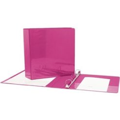 Alternative view of GEO 2" Presentation Binder - Pink