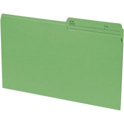 Alternative view of Continental 1/2 Tab Cut Legal Recycled Top Tab File Folder - 100 / Box