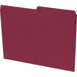 Continental 1/2 Tab Cut Letter Recycled Top Tab File Folder - 100 / Box