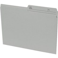 Alternative view of Continental 1/2 Tab Cut Letter Recycled Top Tab File Folder - 100 / Box