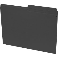 Continental 1/2 Tab Cut Letter Recycled Top Tab File Folder - 100 / Box