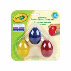 Alternative view of Crayola 3 Washable Palm-Grasp Crayons - Quantity 3 / Pack
