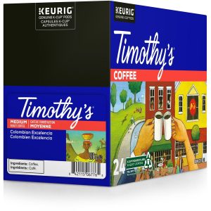 Alternative view of Timothy's K-Cup Colombian Excelencia Medium Roast Coffee-24 Box